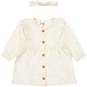 Dirkje Jurkje nopjes met haarbandje (off-white)