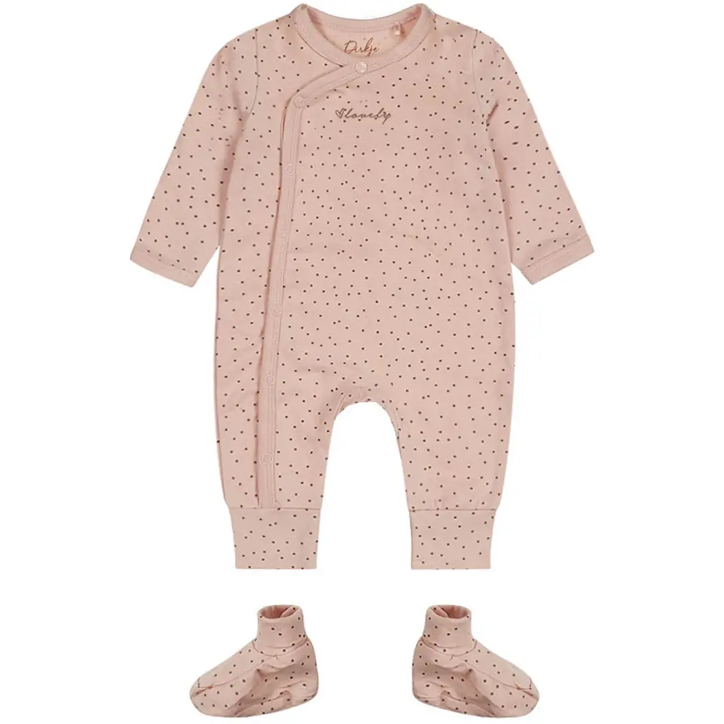 Boxpakje stipje met slofjes (light dusty pink)