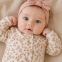 Dirkje Drie haarbandjes (dusty pink/off-white)
