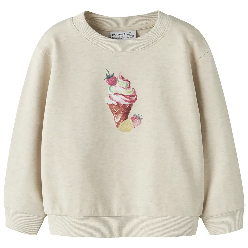 Trui sweat Jovina (peyote melange)