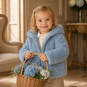 Mayoral Winterjas REVERSIBLE nep bont (blue bell)