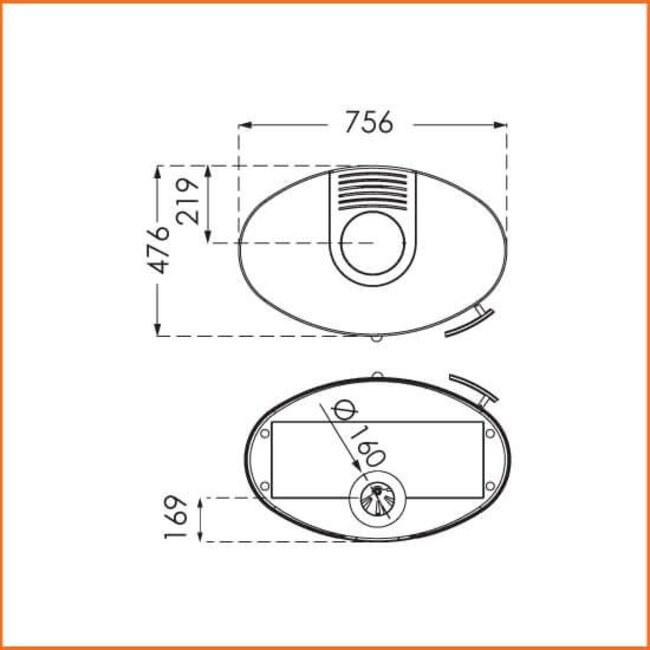 TermaTech Plaatstalen houtkachel  TermaTech TT22RP  /5-10kW