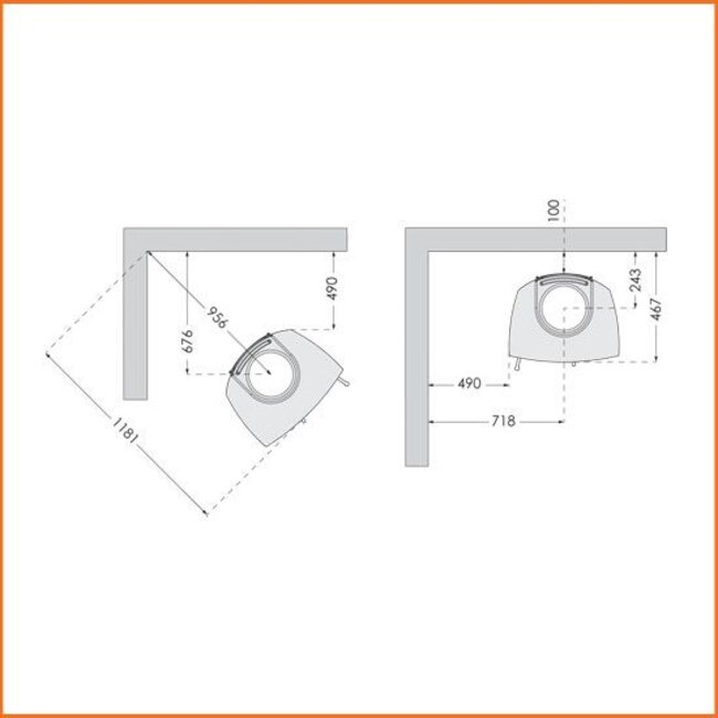 TermaTech Plaatstalen houtkachel  TermaTech TT30G  /3-7 kW