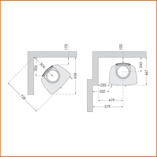 TermaTech Plaatstalen houtkachel  TermaTech TT30  /3-7 kW
