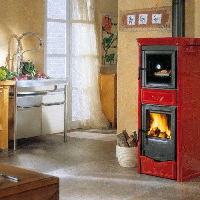 La Nordica Houtkachel La Nordica Nicoletta Forno Evo /9,1 kW