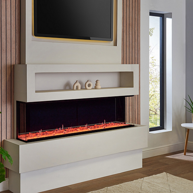 Charlton & Jenrick Elektrische haard Charlton & Jenrick Fireline Luminosa 150 Panoramic