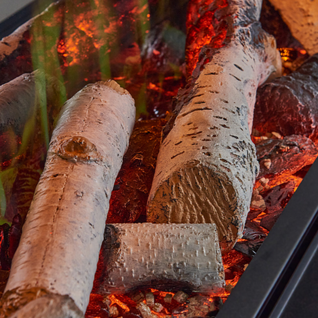 Charlton & Jenrick Elektrische haard Charlton & Jenrick Fireline Luminosa 150 Front