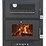 Plaatstalen houtkachel met oven BC21 - 14 KW
