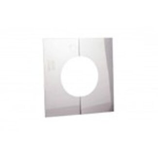 Centreerplaat RVS Platdak 150 mm