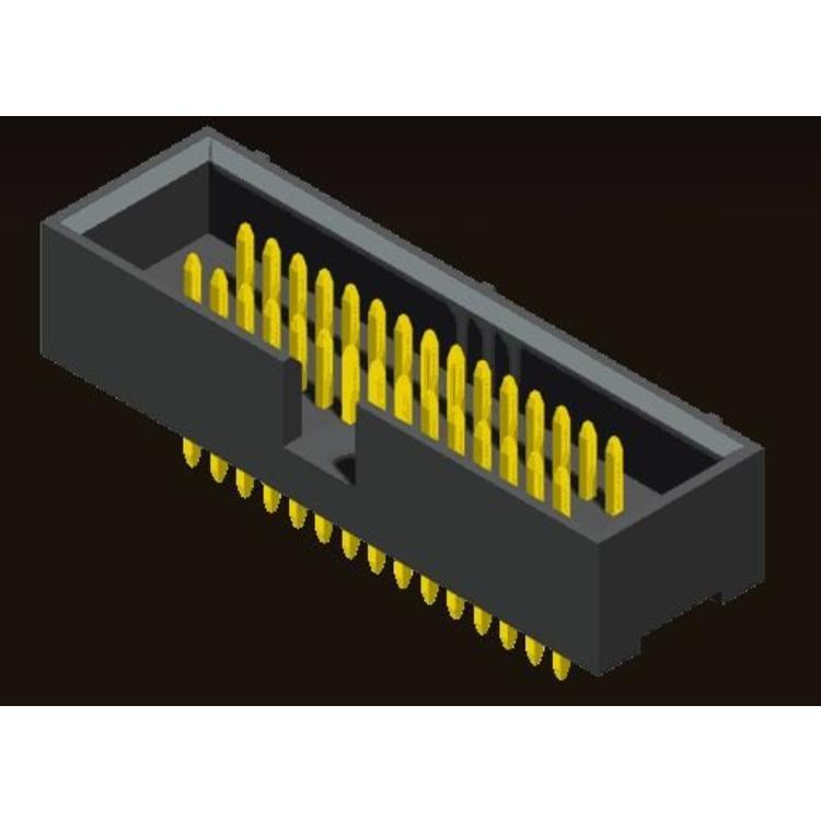 AMTEK Technology Co. Ltd. 5BH4SDXNN-XX    Box Header 1.27 X 2.54mm Straight Type