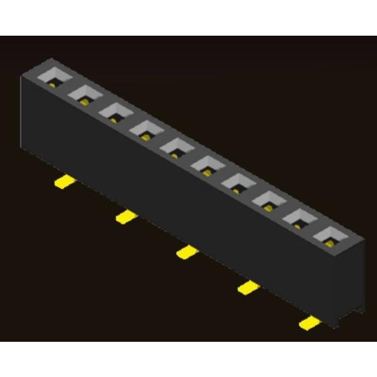 AMTEK Technology Co. Ltd. 5PS2MSX40/43/46-1XX  Female Header 2.0mm 1 Row H=4.0/4.3/4.6mm SMT Type