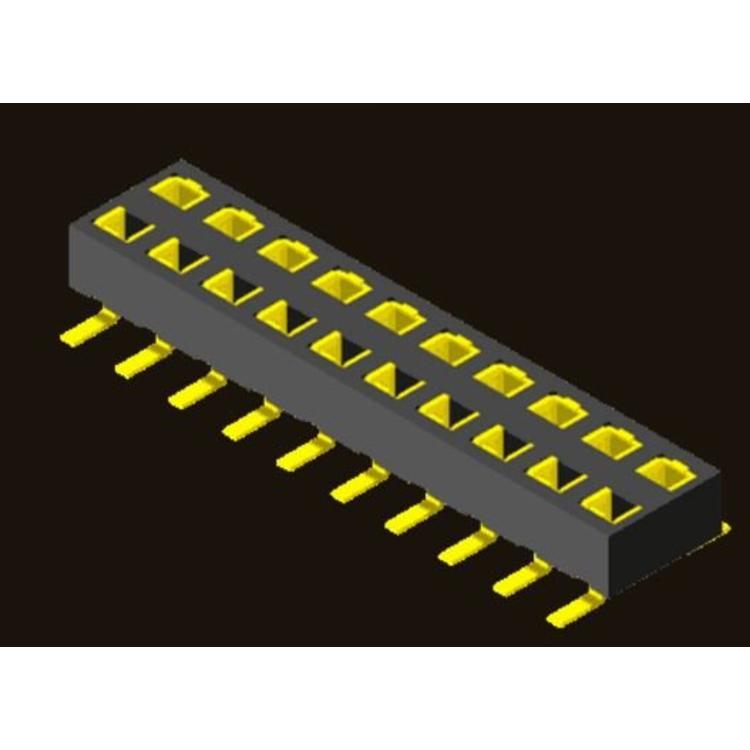 AMTEK Technology Co. Ltd. 5PS2BMX20/27-2XX           Female Header 2.0mm 2 Row H=2.0/2.7mm Bottom Entry SMT Type