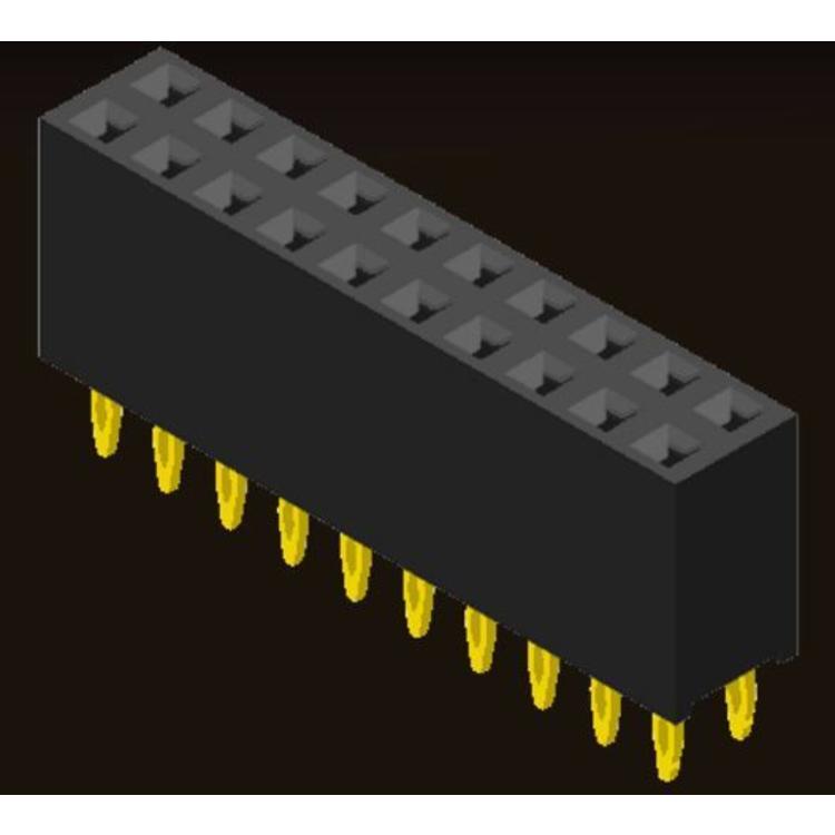 AMTEK Technology Co. Ltd. 5PS1FSX85-2XX      Female Header 2.54mm H=8.5mm Press Fit Type