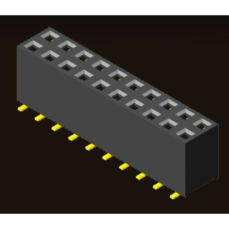 AMTEK Technology Co. Ltd. 5PS1MSX71-2XX          Female Header 2.54mm H=7.1mm SMT Type