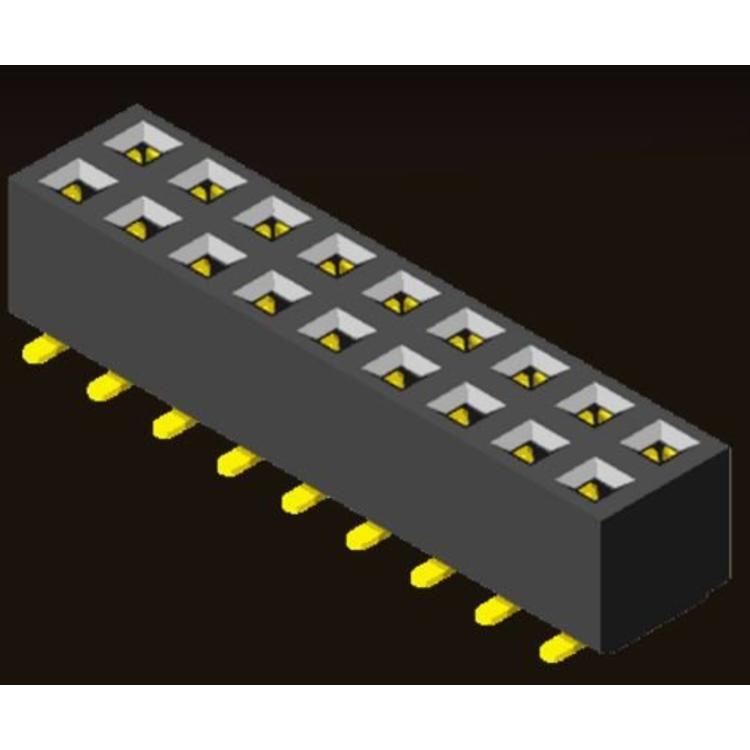 AMTEK Technology Co. Ltd. 5PS1MSX50-2XX       Female Header 2.54mm H=5.0mm SMT Type