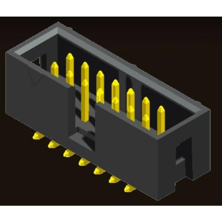 AMTEK Technology Co. Ltd. 5BH1MR/RD/SDXNN-XX         Box Header 2.54mm SMT/Right Angle/Straight Type