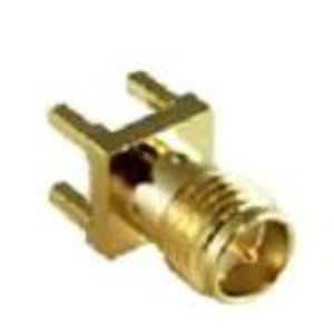 LINX Technologies Inc. RP-SMA Female Through-Hole Mount Connector, Gold