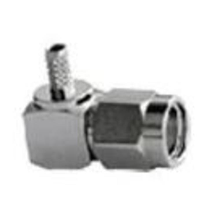 LINX Technologies Inc. RP-SMA Male Right-Angle Connector with RG178 Cable End Crimp