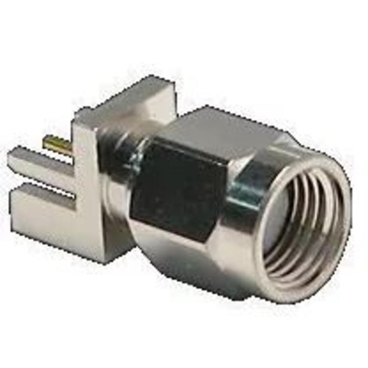 LINX Technologies Inc. RP-SMA Male Edge-Mount Connector for 0.062in Boards