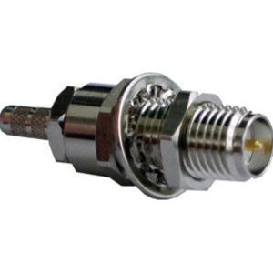 LINX Technologies Inc. SMA Female Bulkhead-Mount Connector with RG174 Cable End Crimp