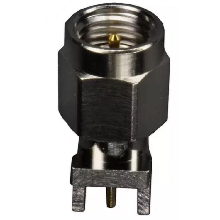 LINX Technologies Inc. SMA Male Edge-Mount Connector for 0.031in Boards