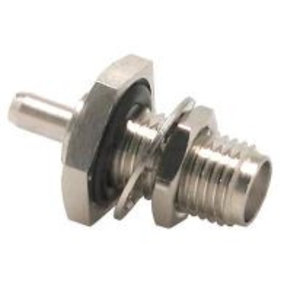 LINX Technologies Inc. SMA Female Bulkhead Rear Mount Connector with RG174 Cable End Crimp and O-Ring