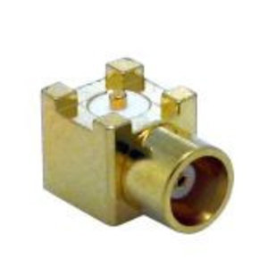 LINX Technologies Inc. RP-MCX Female Right-Angle Surface-Mount Connector