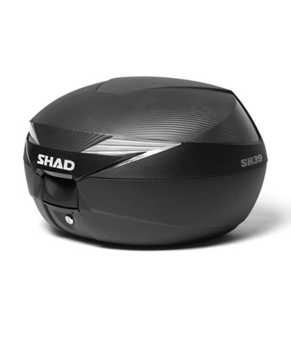 Scooter topkoffer 39L zwart Shad inclusief bevestigingsset