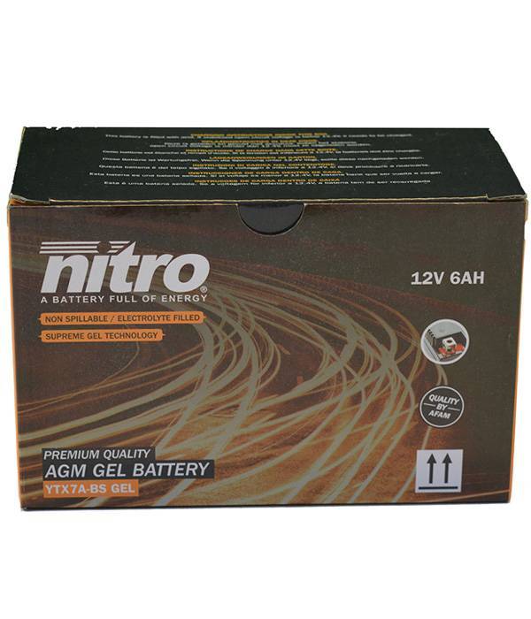 BTC Riva 1 sport 50 4T Accu gel van nitro