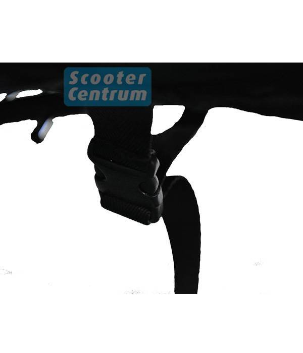 China scooter Z2000 beschermhoes zwart met windscherm ruimte van Tucano