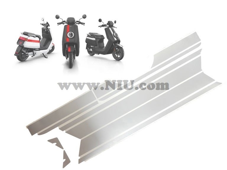 NIU N1S Stickerset Striping Mat Grijs