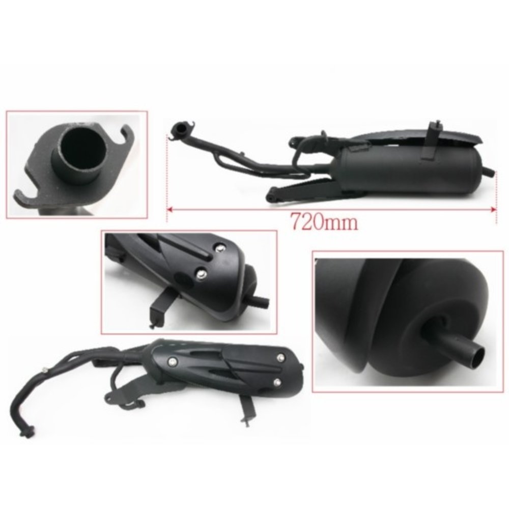 Sym Orbit 2 50 4T Uitlaat vanaf bouwjaar 2008 van DMP - Scooter Centrum