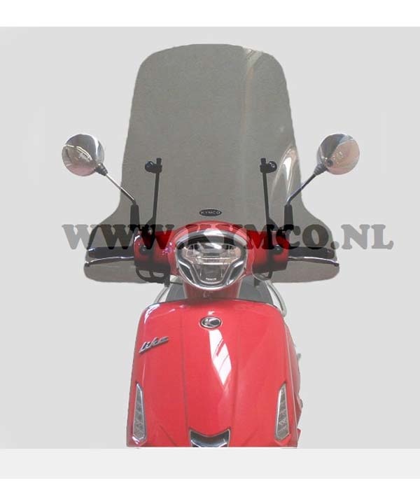 Kymco New Like smoke Origineel Hoog Windscherm inclusief bevestigingsset