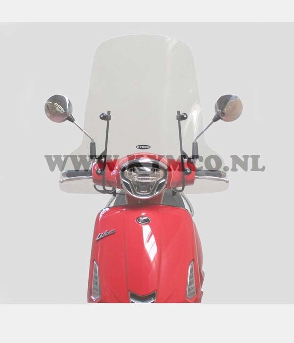 Kymco New Like origineel Hoog Windscherm inclusief bevestigingsset