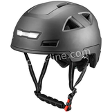Snorscooter Helm E-Light matzwart zonder vizier (goedgekeurd)