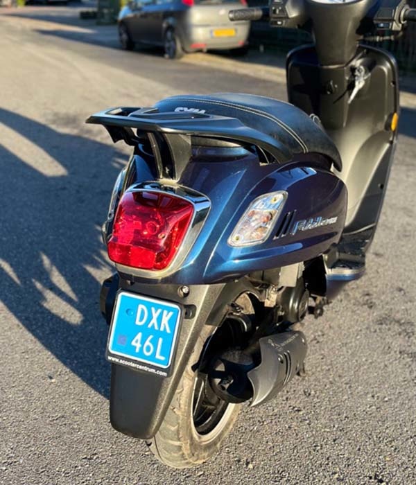 Sym Fiddle 2 50 4T 25km/u Blue 2019