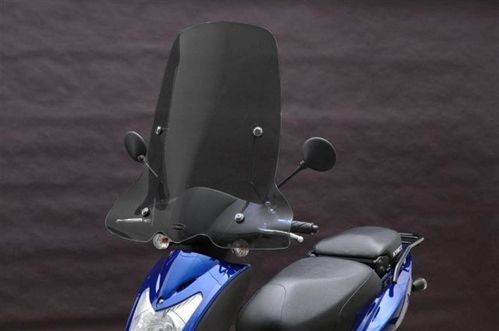 Kymco Agility Origineel Hoog Smoke Windscherm inclusief bevestigingsset