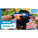 Ecooter E3 Elektrische scooter