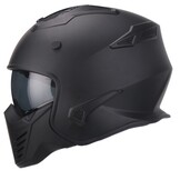 Scooterhelm Streetfighter Matzwart