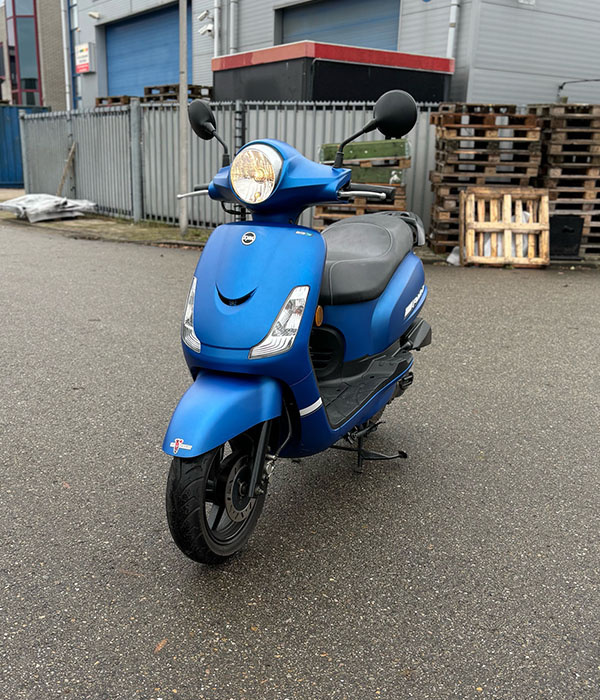 Sym Fiddle 2 45km/u Mat Blauw 2022