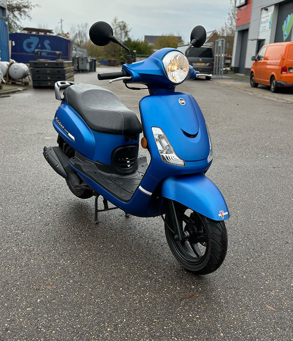 Sym Fiddle 2 45km/u Mat Blauw 2022