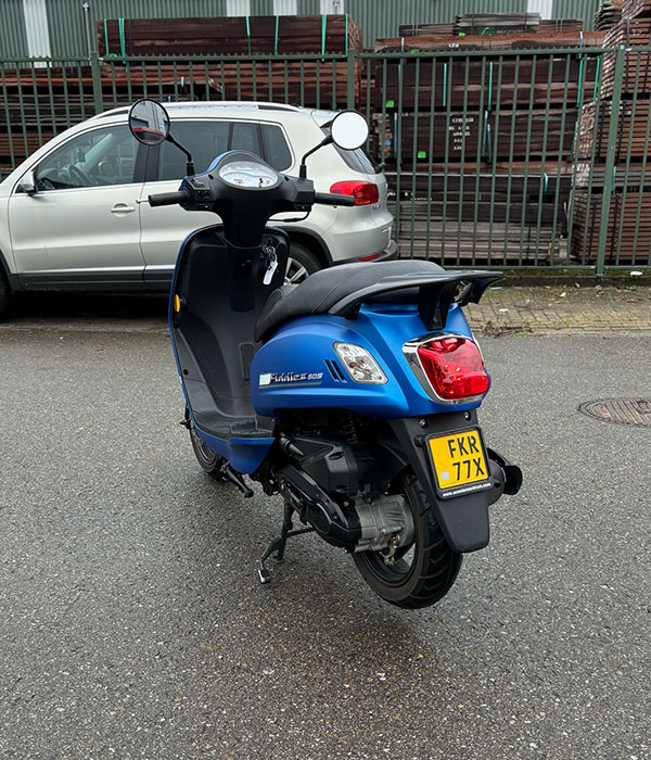 Sym Fiddle 2 45km/u Mat Blauw 2022
