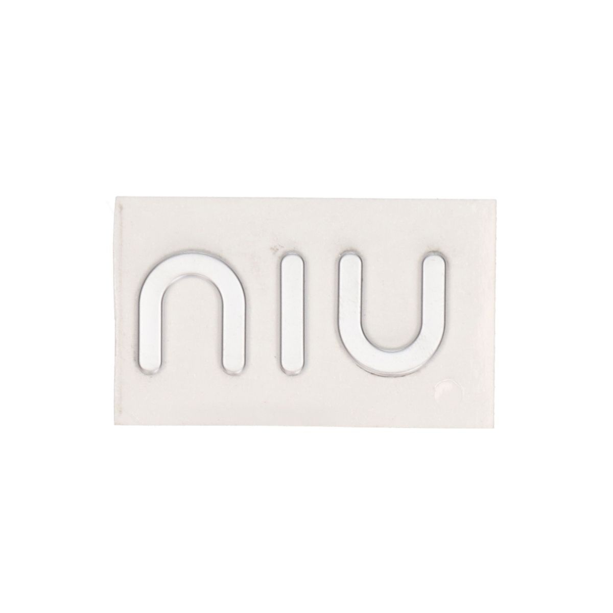 LOGO NIU U M1 M+ BEENSCHILD EMBLE