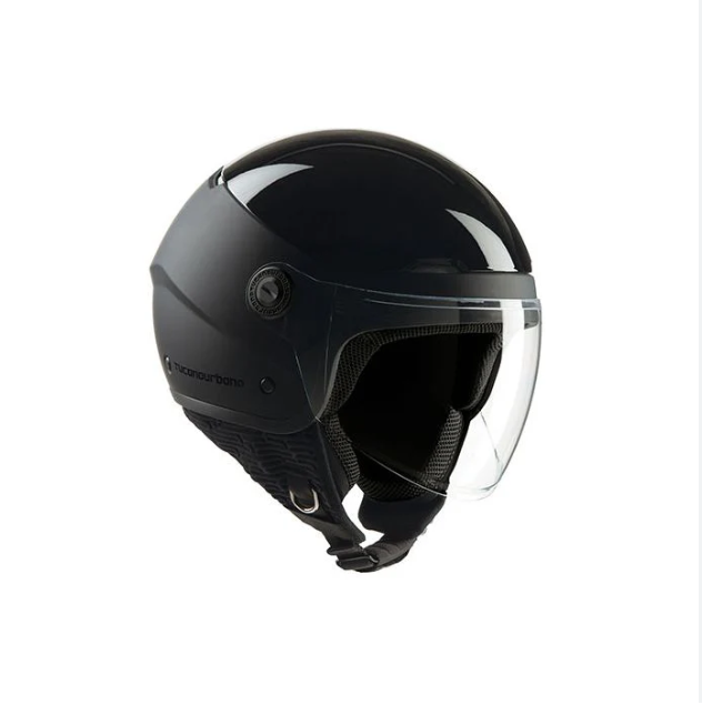 helm tucano demi-jet el 'pop M zwartglans/ zwart mat