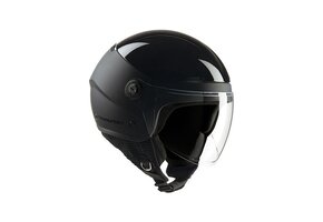 Helm Tucano demi-jet el 'pop zwartglans/ zwart mat