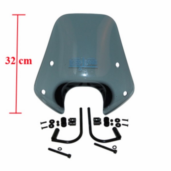 Windscherm smoke laag origineel Piaggio Zip