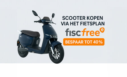 Scooter kopen via het fietsplan van FiscFree® – zo werkt het