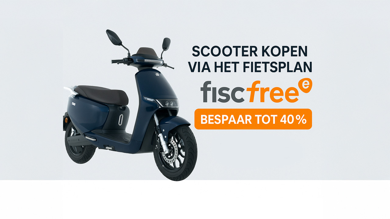 Scooter kopen via het fietsplan van FiscFree® – zo werkt het