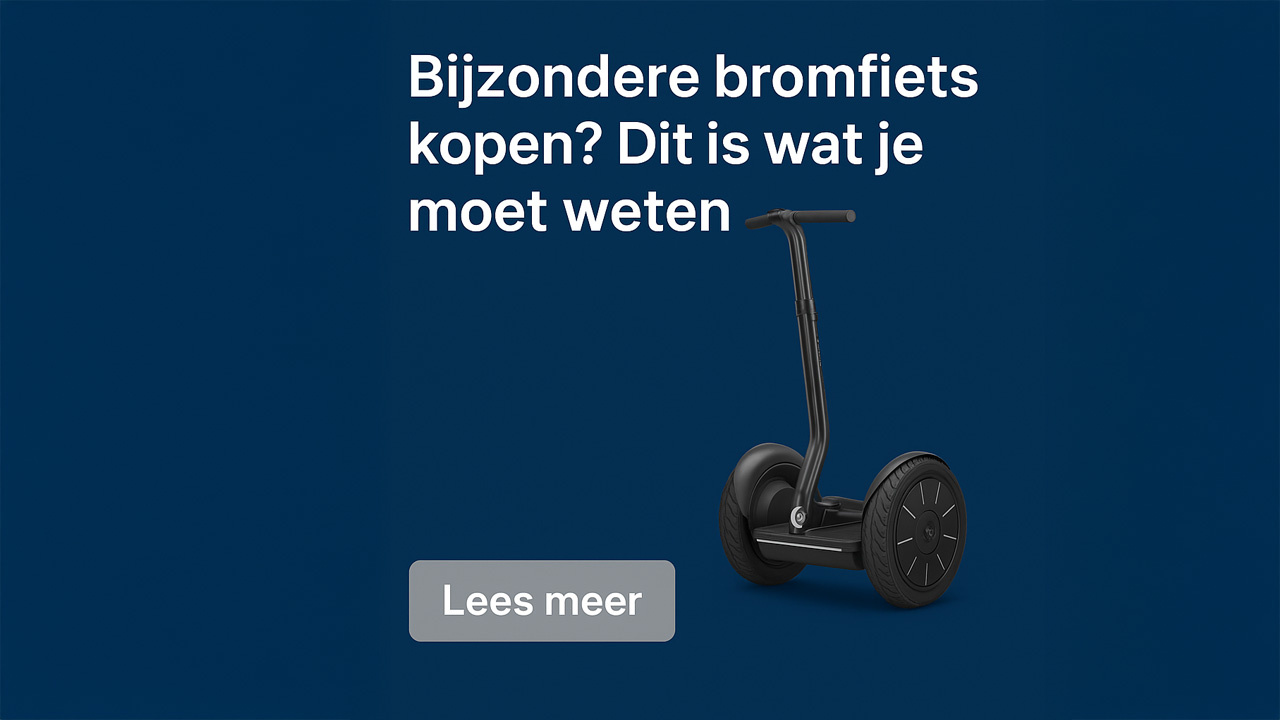 Bijzondere bromfiets kopen? Dit is wat je moet weten