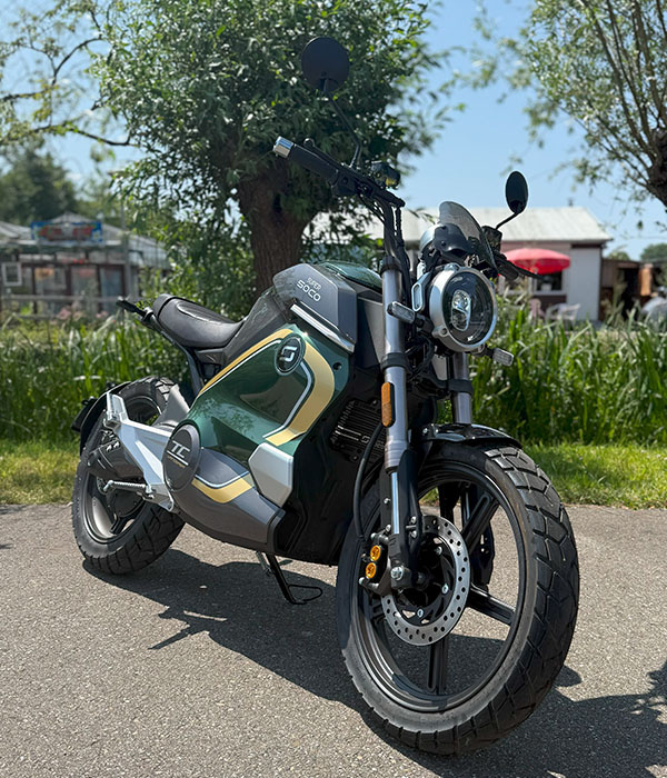 Super Soco TC Wanderer VIntage Green 2025 45km